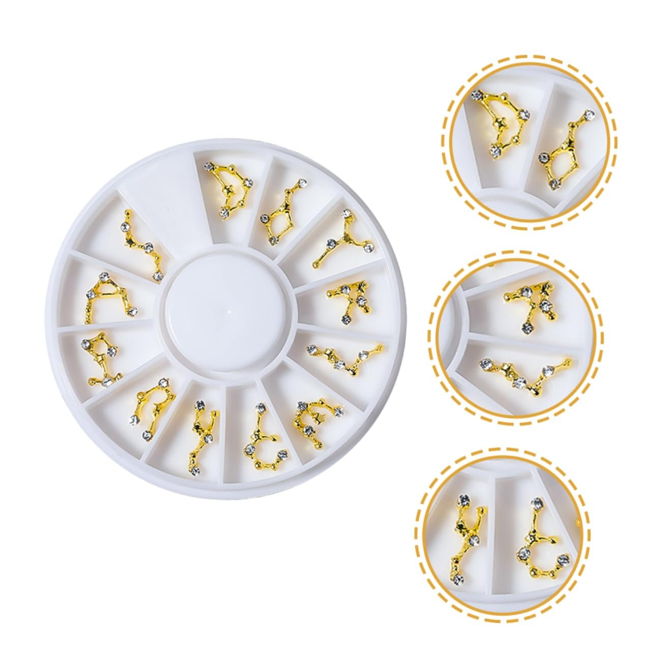 Наклейки для нігтів Wooneky Знаки зодіаку, фото №4