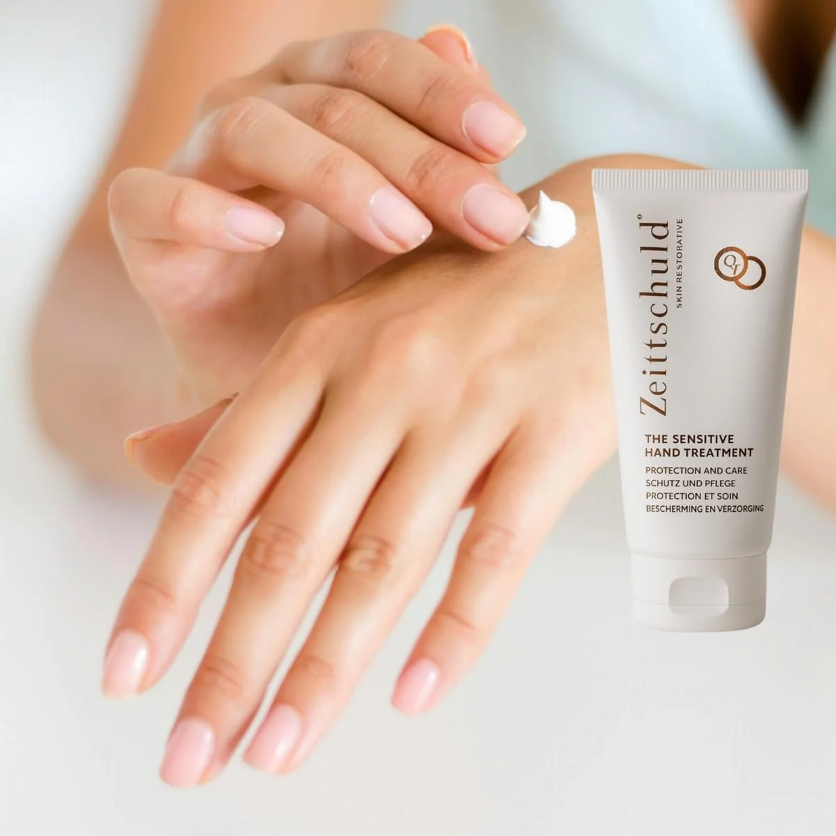 Крем для рук Захисний та Заспокійливий для чутливої шкіри з OLT технологією, Ніацинамідом та маслом Ши, 75 мл, фото №5 Крем для рук Захисний та Заспокійливий для чутливої шкіри з OLT технологією, Ніацинамідом та маслом Ши, 75 мл, фото №5