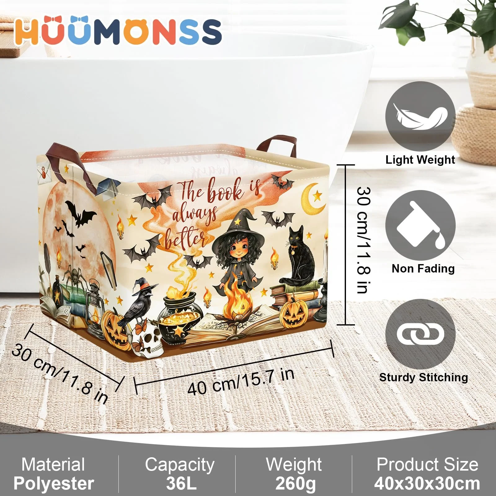 Корзина для игрушек детская HUUMONSS Magic Hat Bat, 36 л, фото №6 Корзина для игрушек детская HUUMONSS Magic Hat Bat, 36 л, фото №6