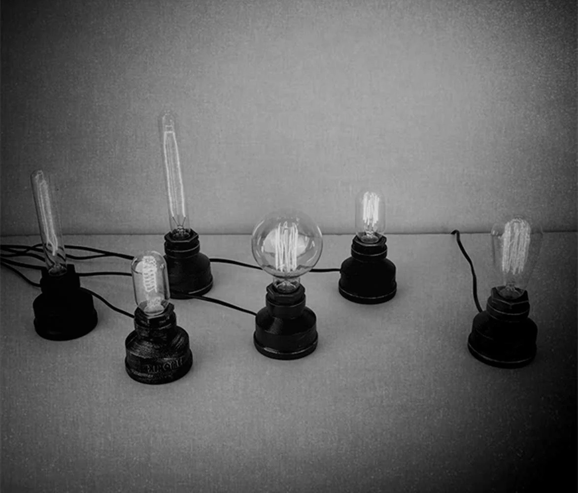 Настільна лампа JINYU Vintage American Village Style у стилі стімпанк водопровідна труба E27 бронзова, фото №2