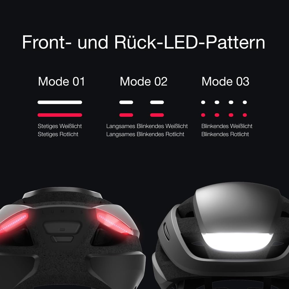 Шолом велосипедний Lumos Ultra Smart з LED підсвічуванням, поворотниками, стоп-сигналами та Bluetooth. Розмір 51-55 см, фото №2