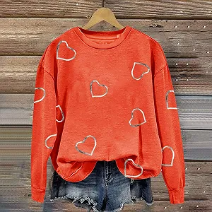 Жіночий світшот Generisch, великий розмір, з принтом літер synthetic.ua - Фото 1