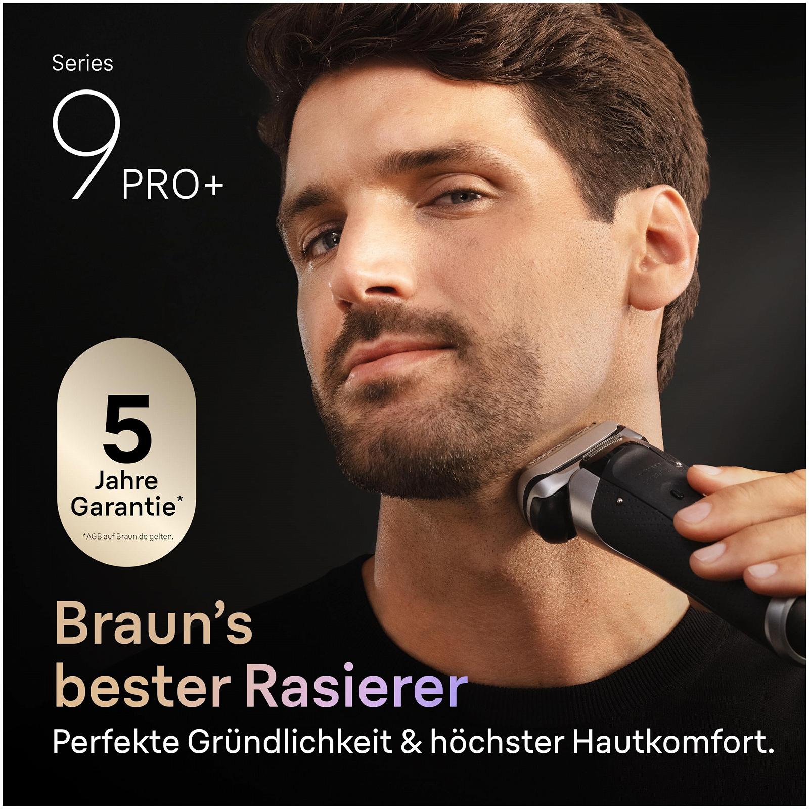 Електробритва Braun Series 9 PRO+ 9665cce 60 хв автономної роботи зі станцією очищення Графіт, фото №2