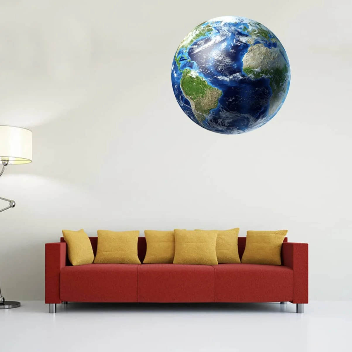 Наклейка для стін Земля Світиться в темряві Люмінесцентна ПВХ, фото №6