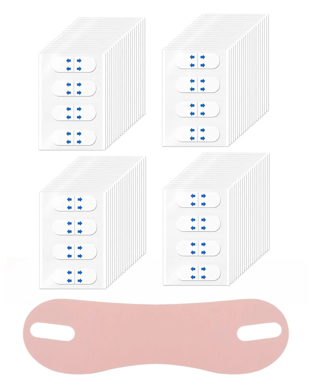 Наклейки для підтяжки обличчя TPZORJX, 80 шт, з V-подібною маскою, фото №1
