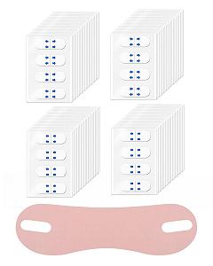 Наклейки для подтяжки лица TPZORJX, 80 шт, с V-образной маской - Фото 1