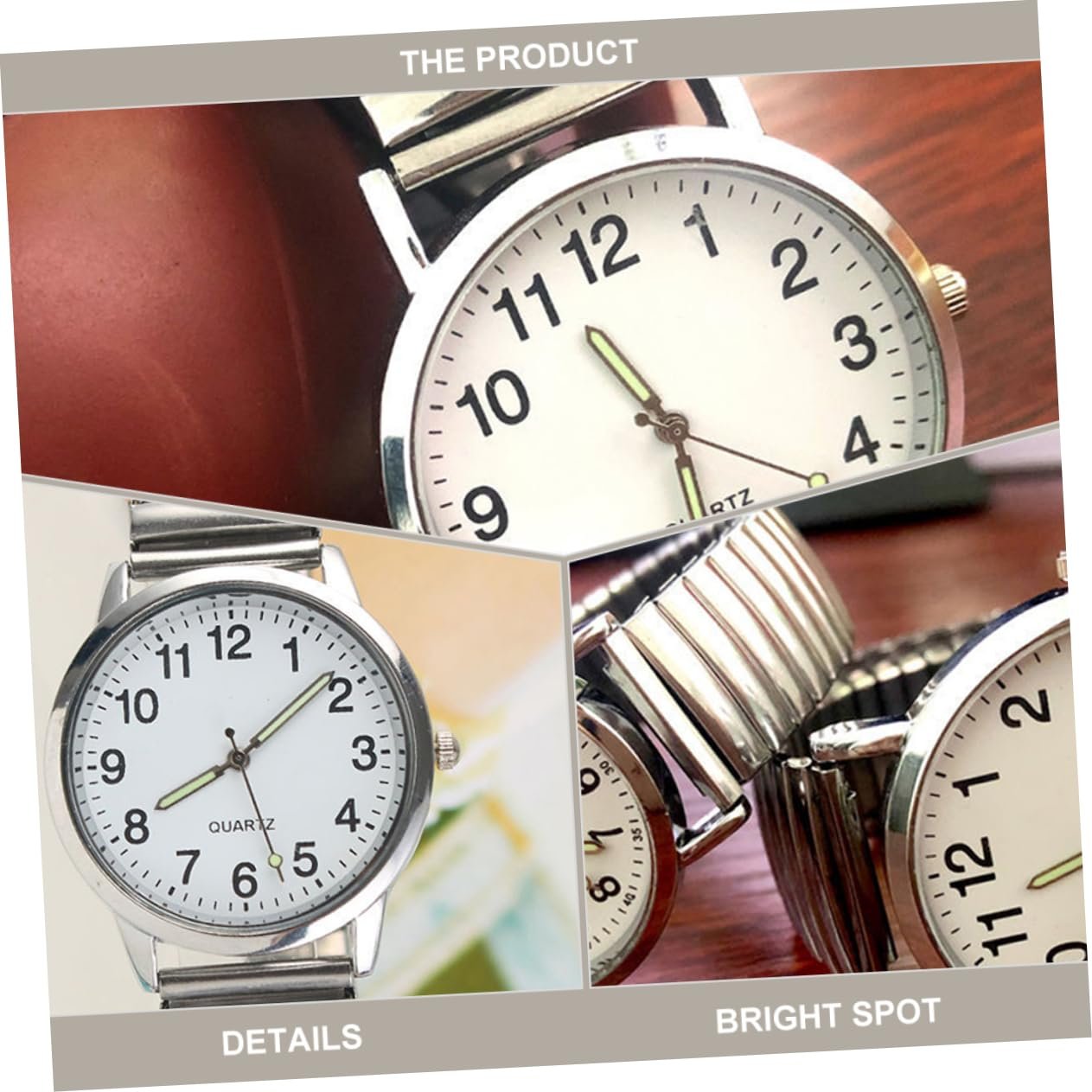 OATIPHO Кварцовий годинник для пар, 2 шт., фото №4