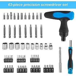 Набір Викруток Точний 63 Шт. synthetic.ua - Фото 1