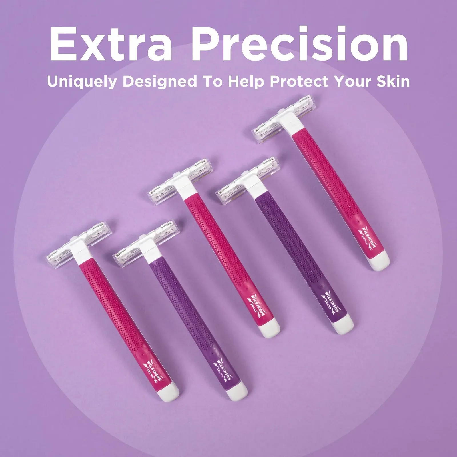 Одноразовая бритва Wilkinson Sword MyIntuition Essentials Extra 2 2 лезвия 10 шт., фото №5 Одноразовая бритва Wilkinson Sword MyIntuition Essentials Extra 2 2 лезвия 10 шт., фото №5