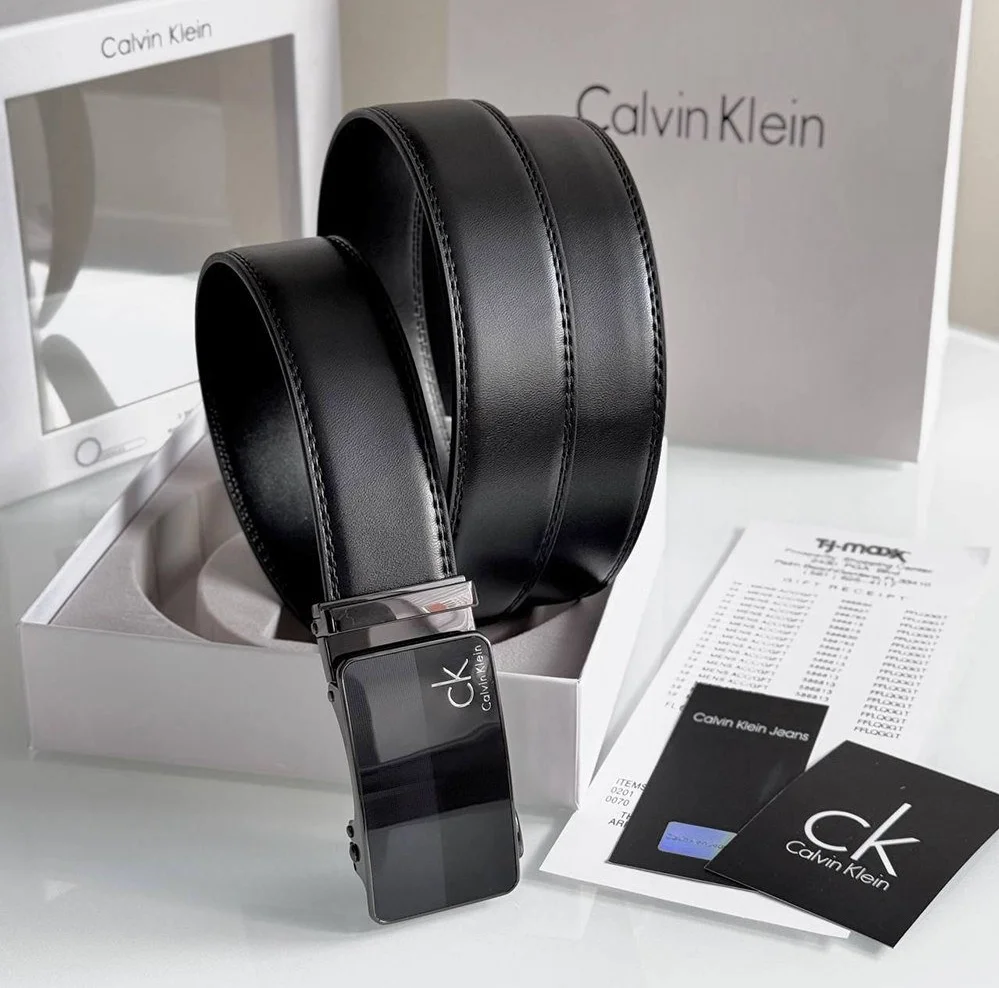 Чоловічий ремінь автомат Calvin Klein, фото №2