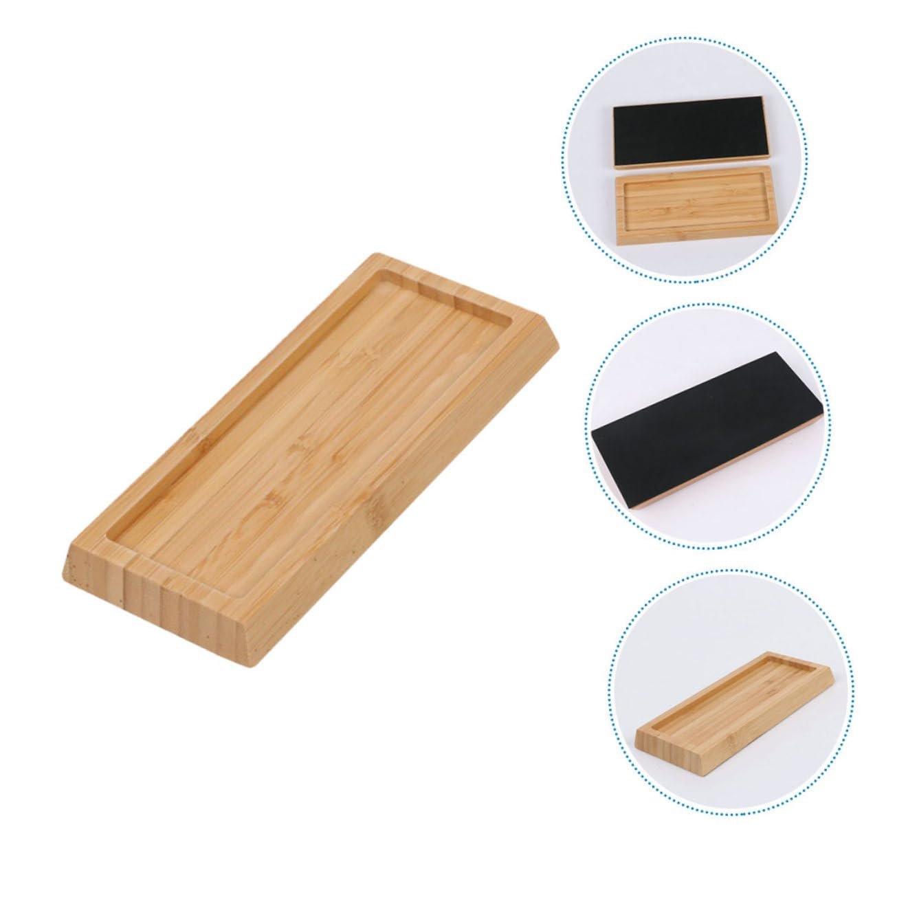 Держатель для точильного камня Veemoon бамбуковый, фото №7