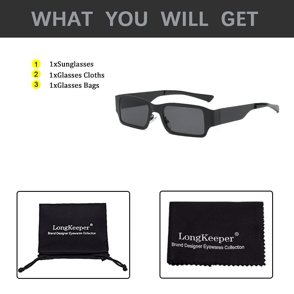 Солнцезащитные очки Long Keeper Винтаж Ретро Прямоугольные Металлическая оправа, фото №6 Солнцезащитные очки Long Keeper Винтаж Ретро Прямоугольные Металлическая оправа, фото №6