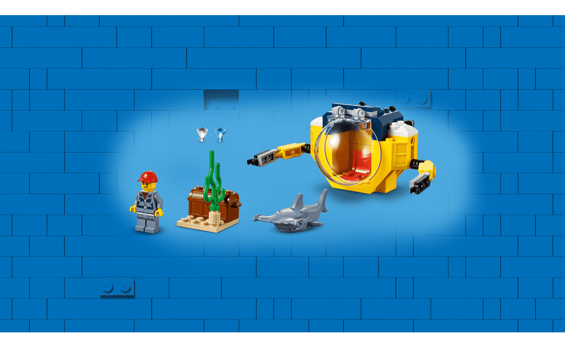 Конструктор LEGO Мини-субмарина 41 деталь 60263, фото №5