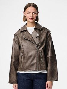 Женская Куртка из искусственной кожи PIECES PCSADIE synthetic.ua - Фото 1