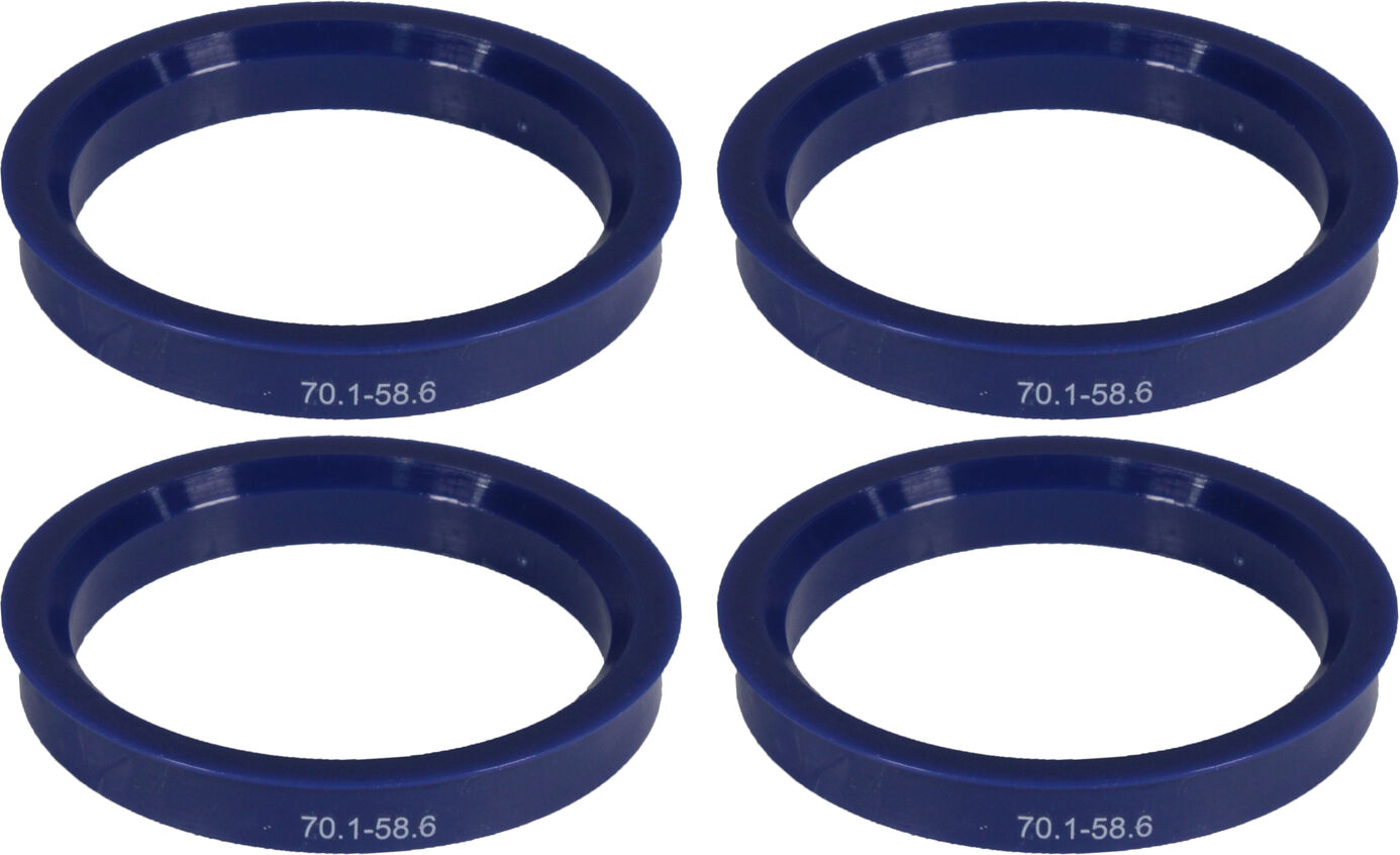 Кільця центрувальні для колісних дисків 70.1-58.6 Walline термопластик WL, фото №1