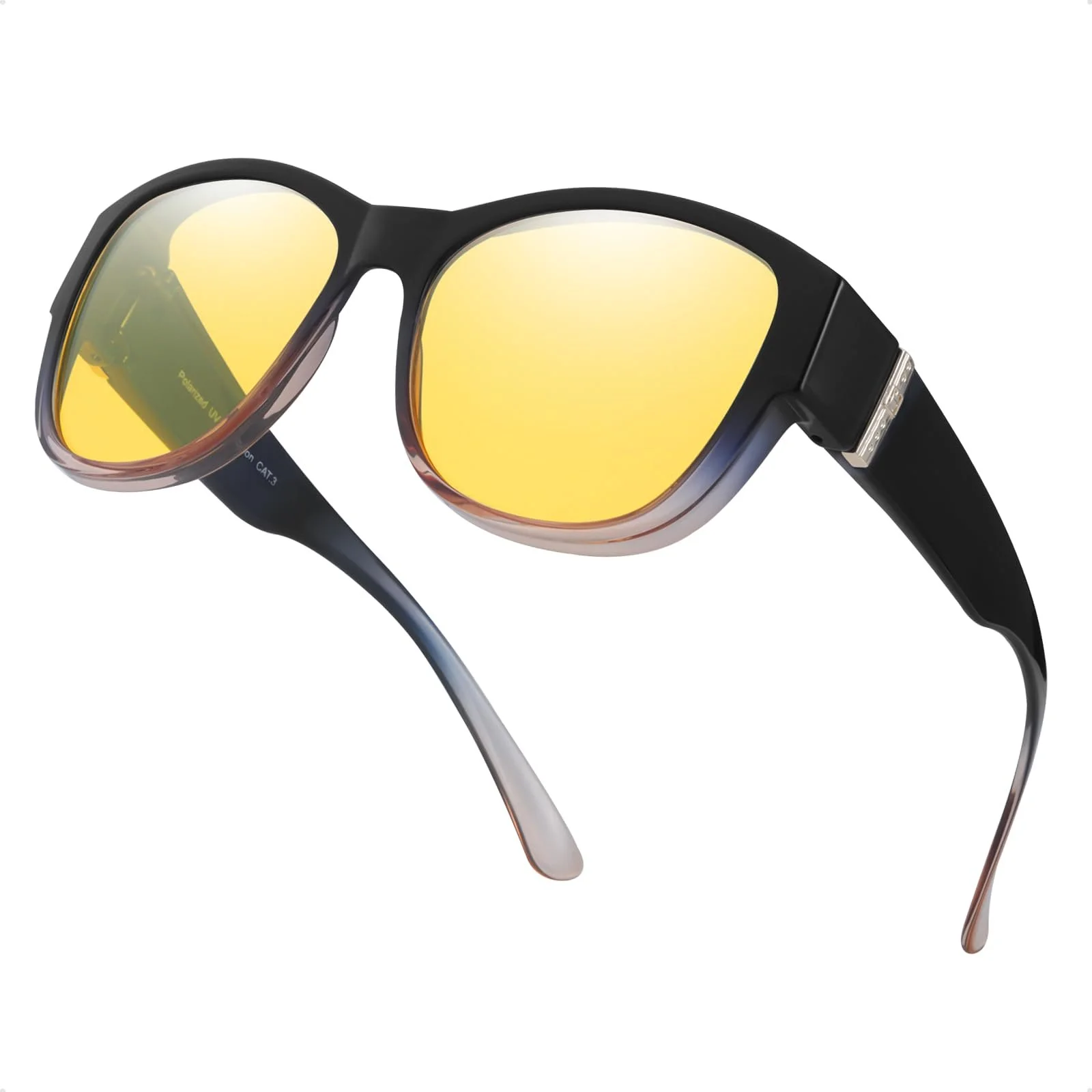 Окуляри Жіночі Myiaur для нічного водіння, антиблікові, жовті, фото №1