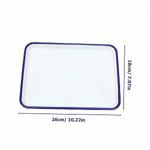 Эмалированная форма для запекания прямоугольная термостойкая Белая synthetic.ua - Фото 1