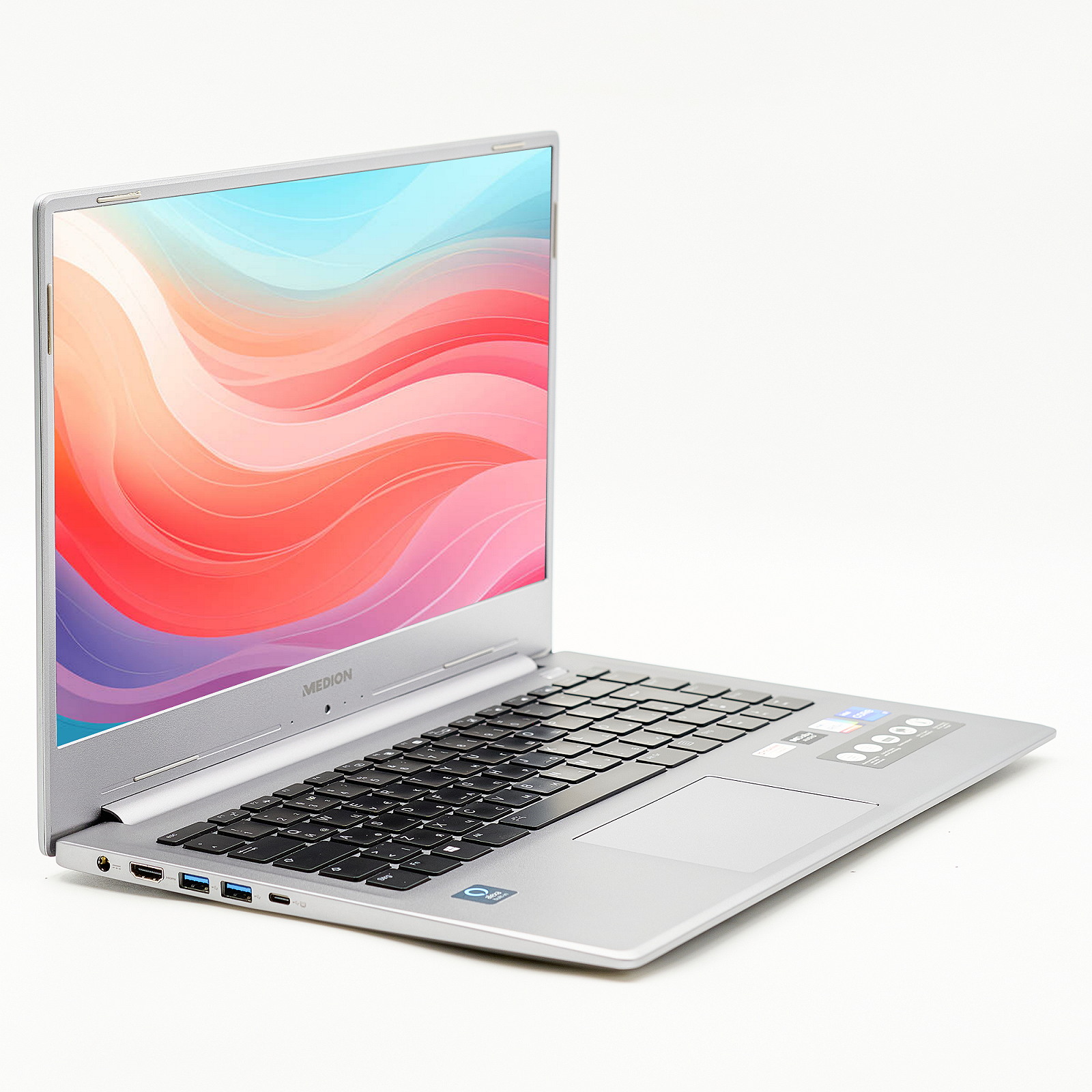 Ноутбук Medion Akoya S15449 Intel Core i7-1165G7 16 ГБ RAM 1 ТБ SSD Intel Iris Xe Graphics Металл, фото №3