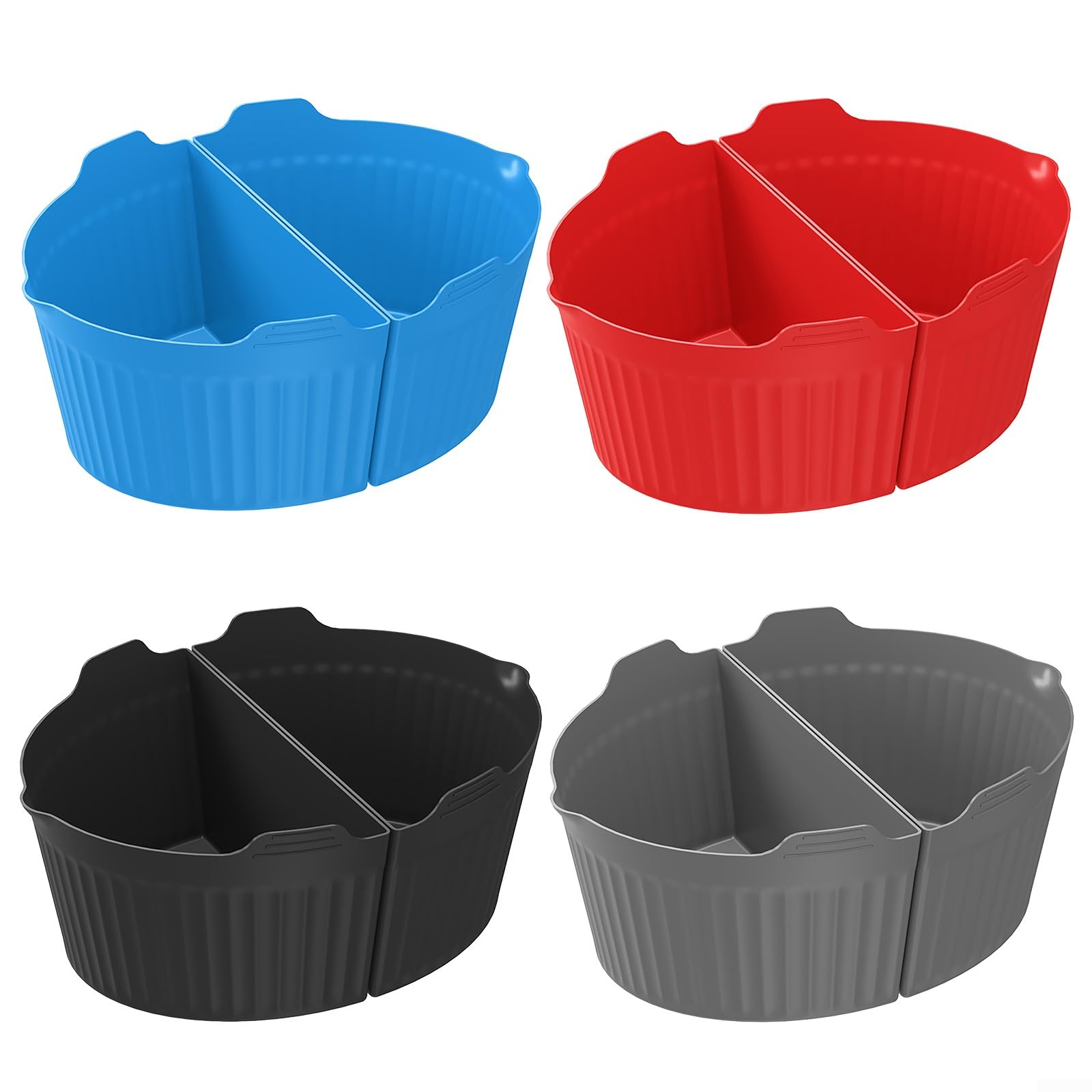 Силіконовий роздільник 2-в-1 для повільноварки 7QT 8QT сірий, фото №3 Силіконовий роздільник 2-в-1 для повільноварки 7QT 8QT сірий, фото №3