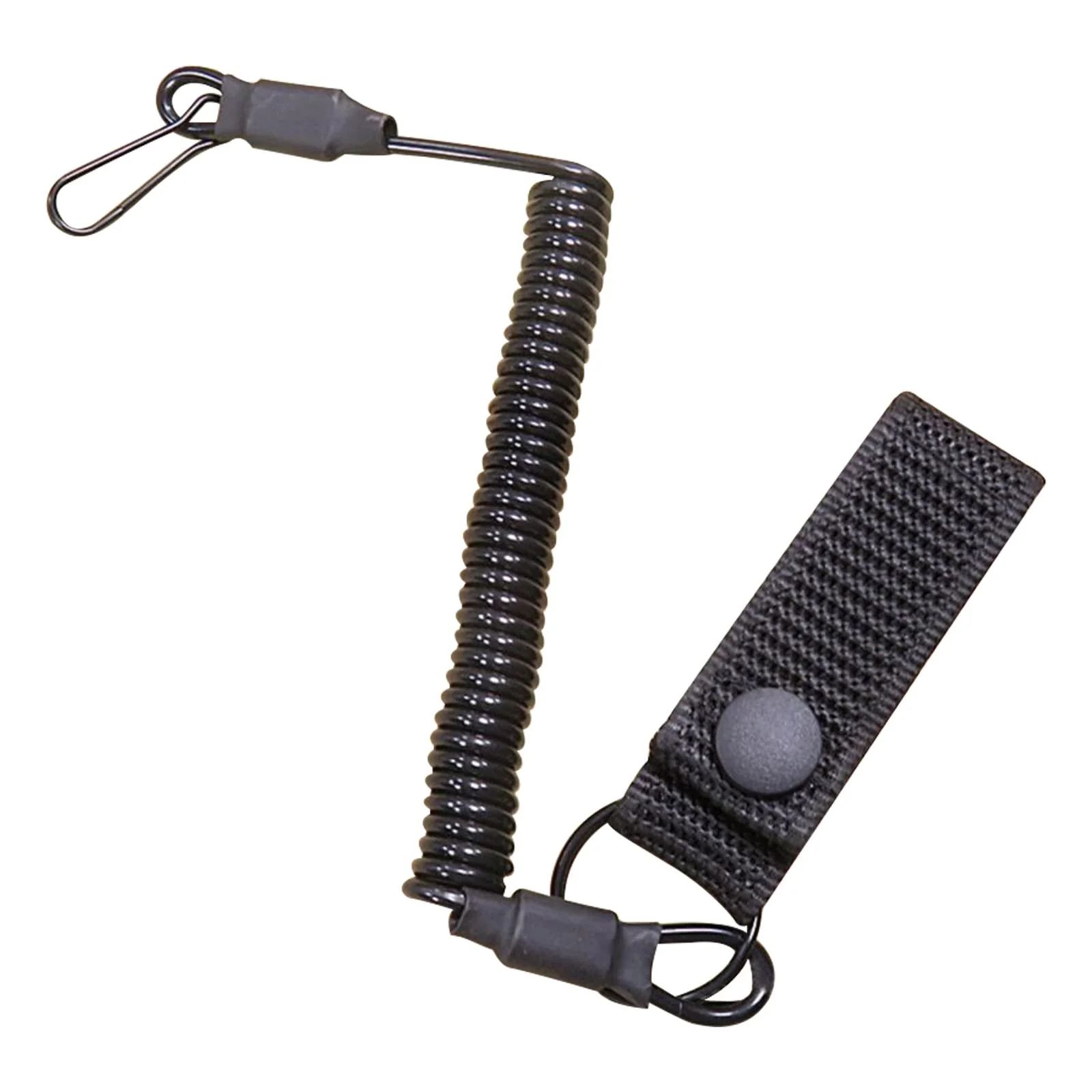 Тактичний Шнур-підвіс Карабін Чорний, фото №1