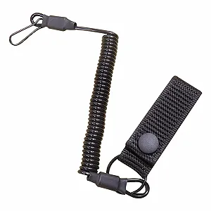 Тактичний Шнур-підвіс Карабін Чорний - Фото 1