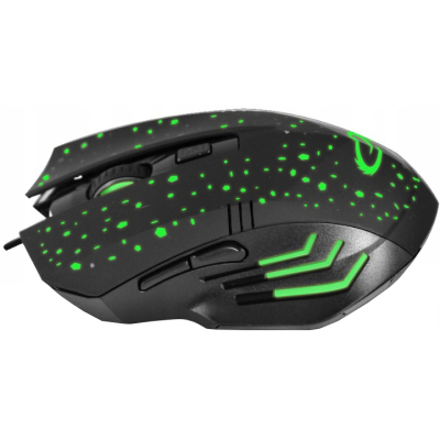 Мышка Esperanza MX212 Galaxy USB Black-Green EGM212, фото №2 Мышка Esperanza MX212 Galaxy USB Black-Green EGM212, фото №2