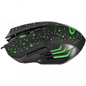 Мышка Esperanza MX212 Galaxy USB Black-Green EGM212 synthetic.ua - Фото 1