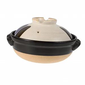 Кастрюля керамическая LIFKOME Vintage Japanese Dutch Oven с крышкой и двойными ручками - Фото 1