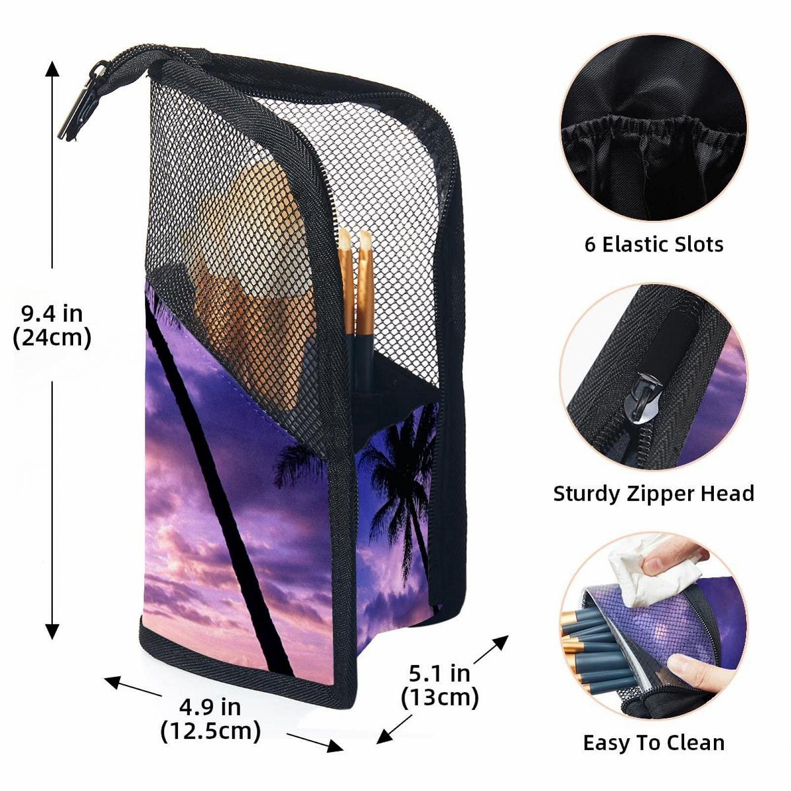 Набор кистей для макияжа и органайзер Palm Tropical Sunset, 12 штук, фото №3