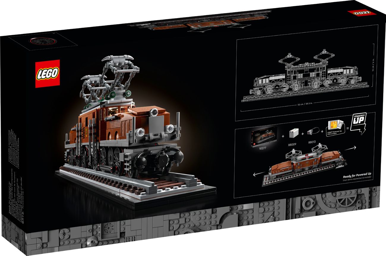 Детский конструктор LEGO Локомотив Крокодил 10277, фото №6