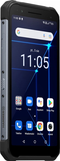 Смартфон 6" myPhone Hammer Construction 6/128Gb 4G 2-SIM NFC 16/8Мп 8 ядер Android 12 Серебристый, фото №2 Смартфон 6" myPhone Hammer Construction 6/128Gb 4G 2-SIM NFC 16/8Мп 8 ядер Android 12 Серебристый, фото №2