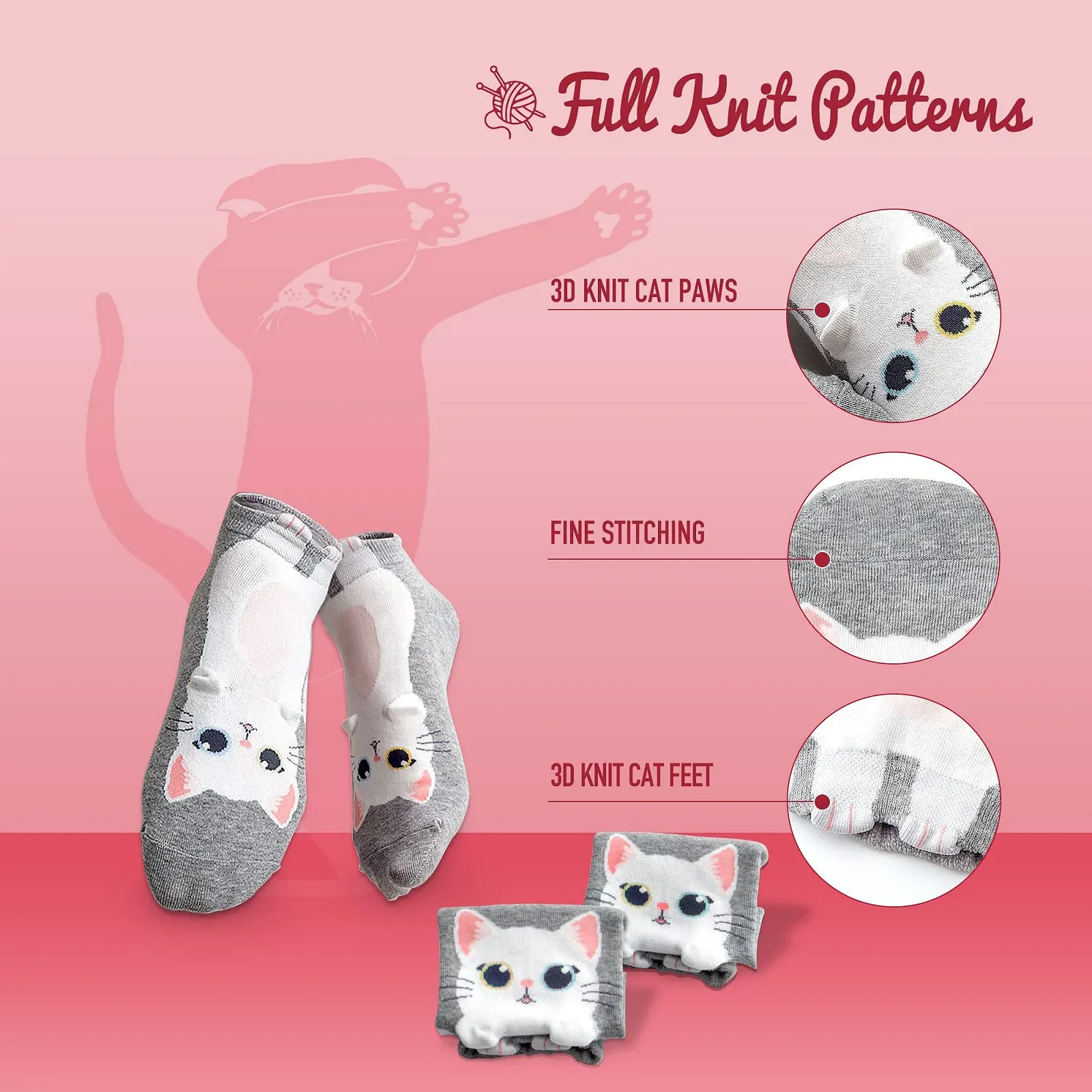 Шкарпетки SOSO NONO Cat Trainer для любителів котів, фото №5