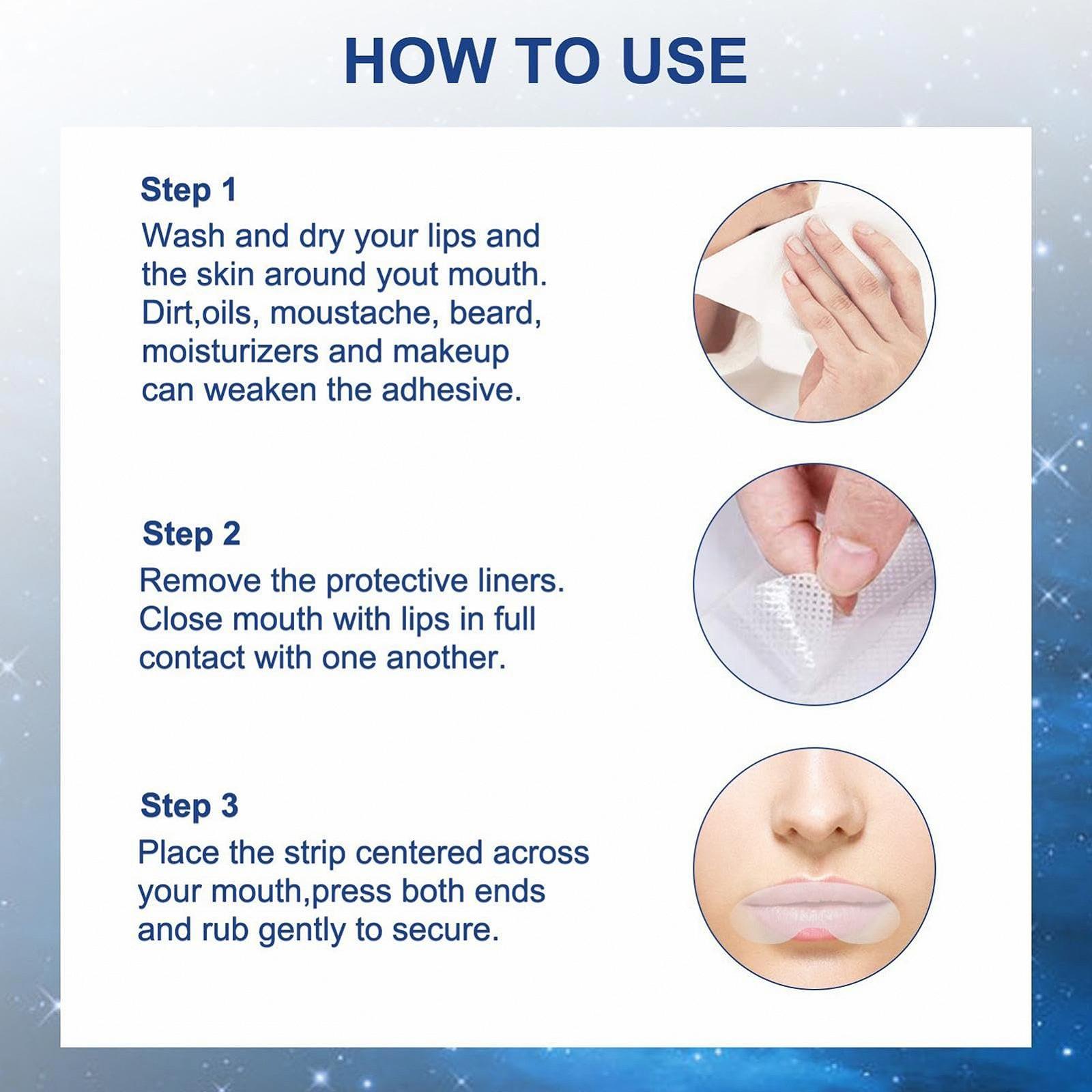 Смужка для рота для сну, пластир проти хропіння, прозорий дизайн, компаньйон для сну в діловій поїздці, вдома, в машині, готелі та подорожі, фото №8