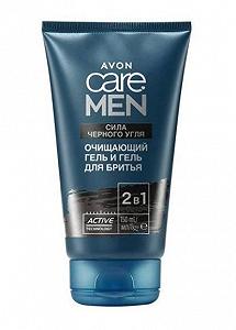Гель для бритья Avon Сила черного угля 150 мл - Фото 1