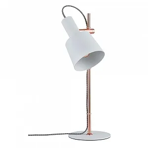 Настольная лампа Paulmann 796.58 E14 20 Вт Металл Медная/Белая synthetic.ua - Фото 1