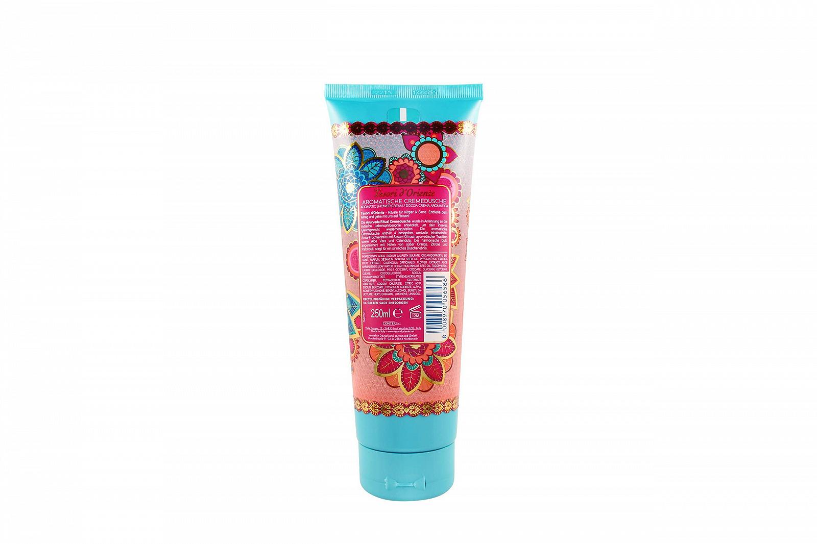 Крем-гель для душа Tesori d'Oriente Ayurveda ароматический с амлой и пачули 250 ml (упаковка из 2 шт.), фото №1