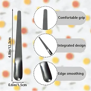 Ложка десертная из нержавеющей стали 12 шт Black synthetic.ua - Фото 1