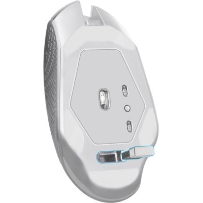 Мышка Defender Glory GM-514 LED Wireless White (52513), фото №4 Мышка Defender Glory GM-514 LED Wireless White (52513), фото №4