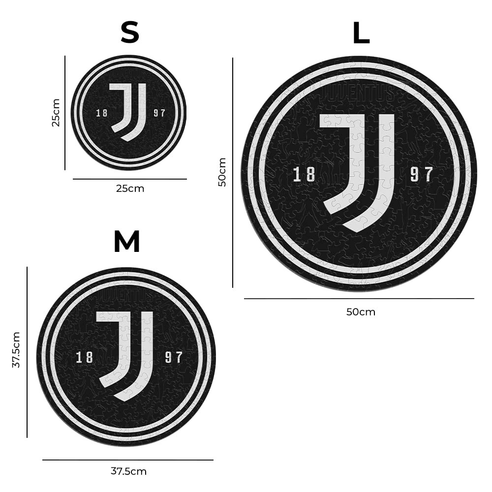 Пазл Iconic Puzzles Juventus Logo деревянный M 270 элементов, фото №5