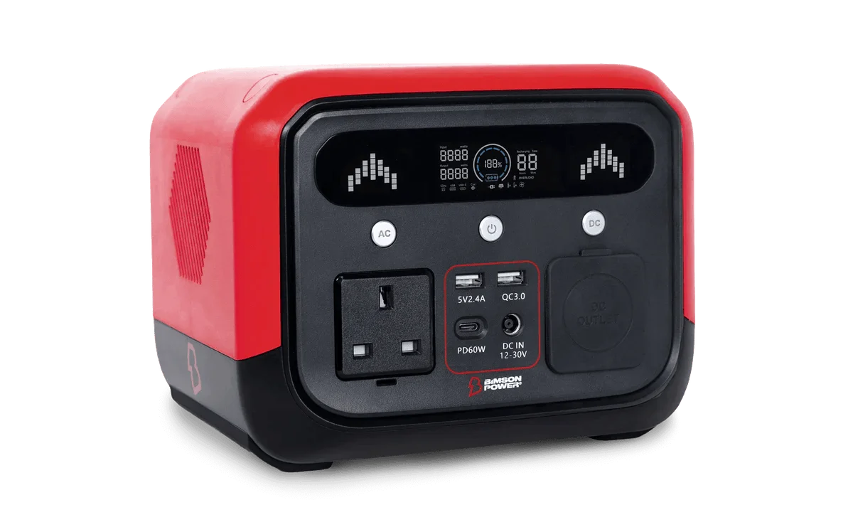 Зарядна станція Bimson Power BP330PPS 600 Вт / 330 Вт / 275 Вт*год / Чиста синусоїда, фото №1 Зарядна станція Bimson Power BP330PPS 600 Вт / 330 Вт / 275 Вт*год / Чиста синусоїда, фото №1