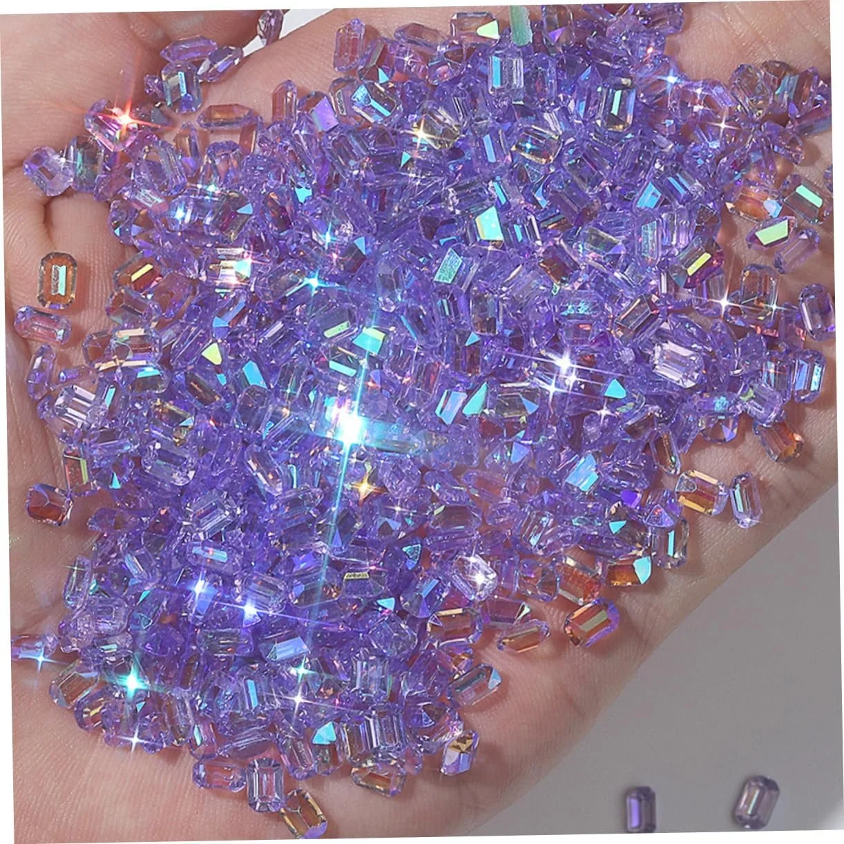 Стразы для ногтей Beavorty Разноцветные стразы для ногтей, набор кристаллов и бриллиантов для ногтей, 2 коробки, фото №7