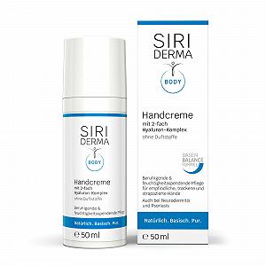 Крем для рук SIRIDERMA Vegan Basic Догляд за сухою та потрісканою шкірою рук Також при нейродерміті та псоріазі - Фото 1