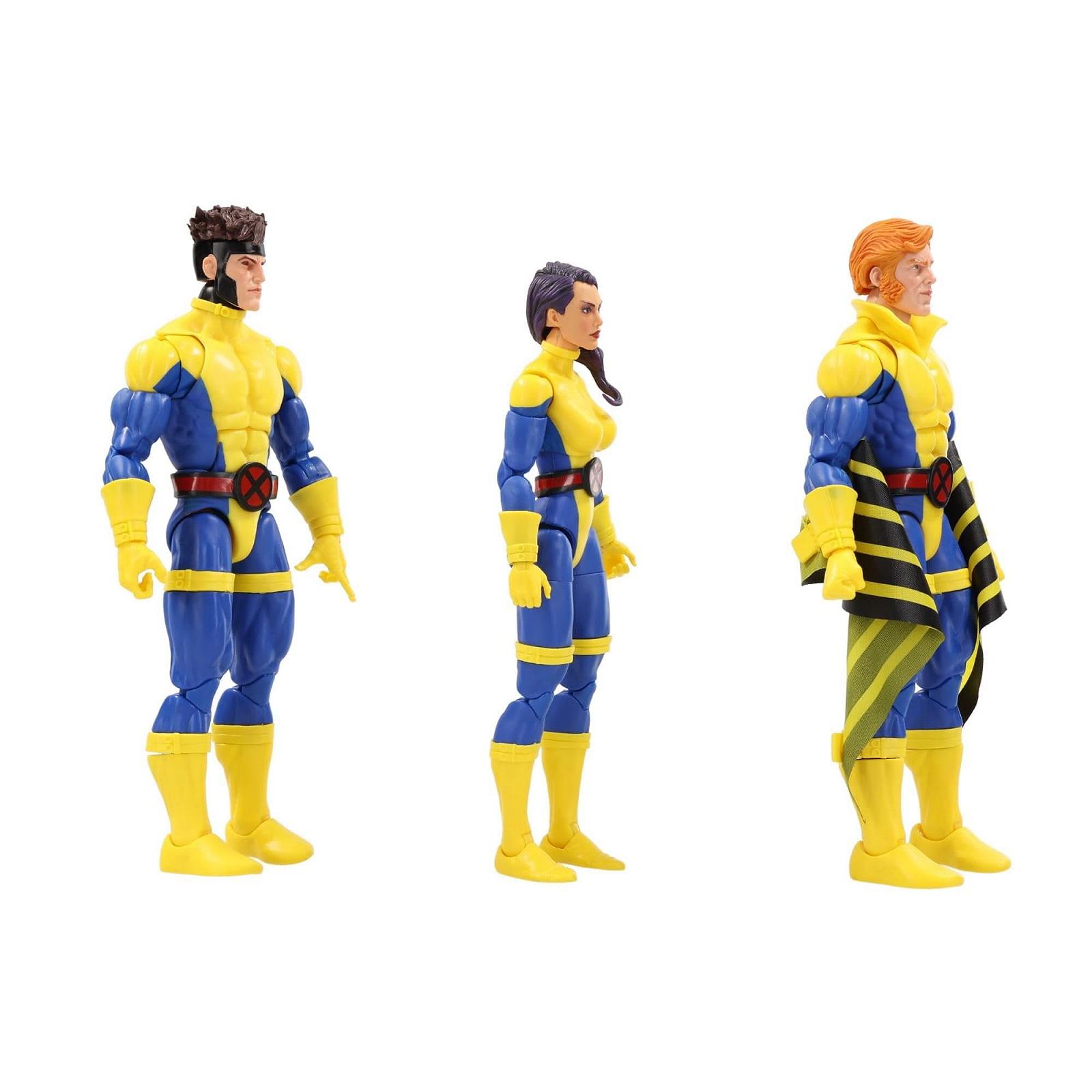Набор Экшн-Фигурок Marvel Legends Series Люди Икс, посвященный 60-летию: Банши, Гамбит и Псайлок, 15.24 см, фото №3