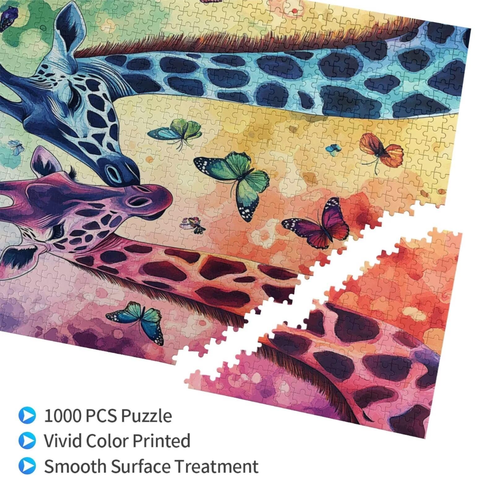 Деревянный пазл M-1229 Giraffe 300 деталей, фото №3