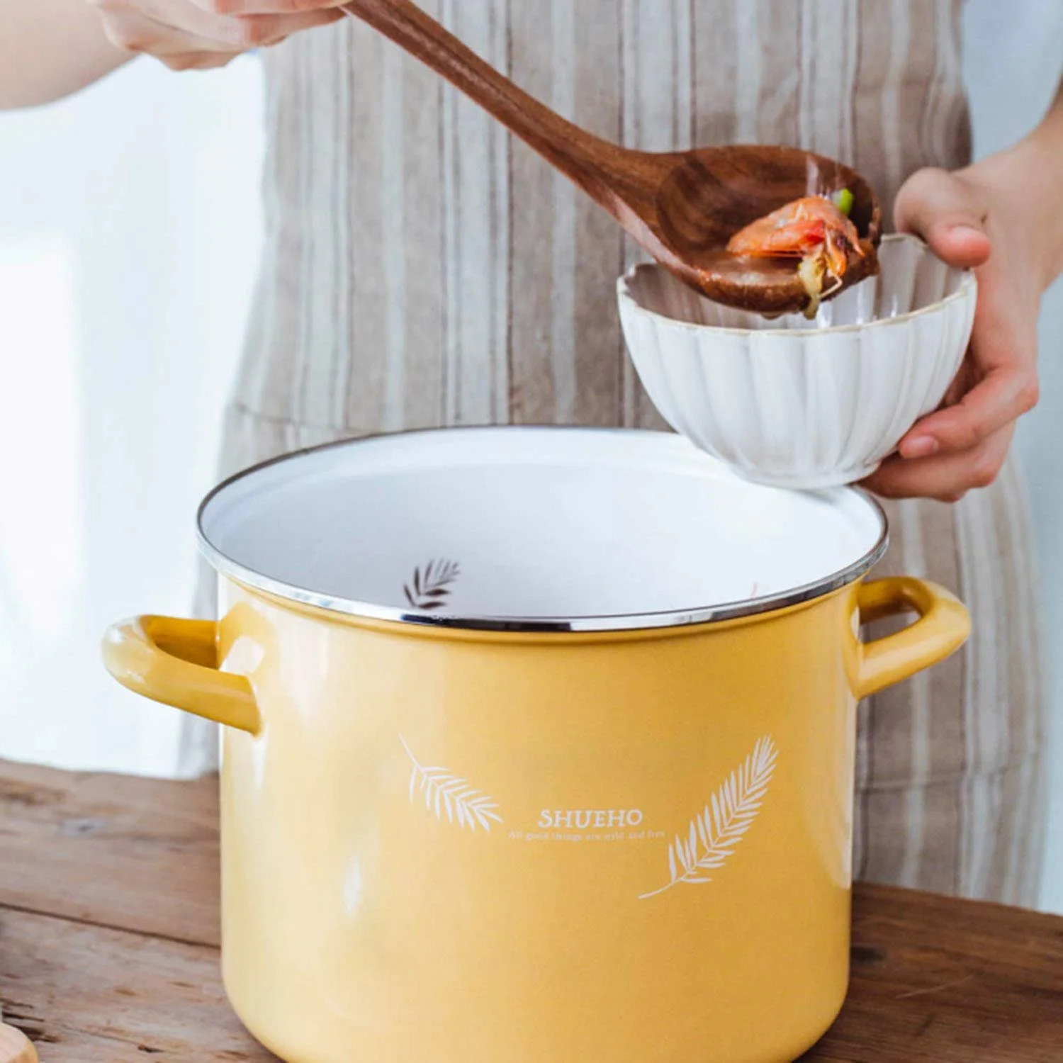 Каструля AIBAB Емальована 5.6 л, фото №4 Каструля AIBAB Емальована 5.6 л, фото №4