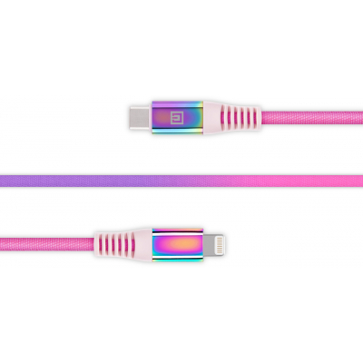 Дата кабель USB Type-C to Lightning 1.0m MFI Rainbow REAL-EL EL123500054, фото №4 Дата кабель USB Type-C to Lightning 1.0m MFI Rainbow REAL-EL EL123500054, фото №4