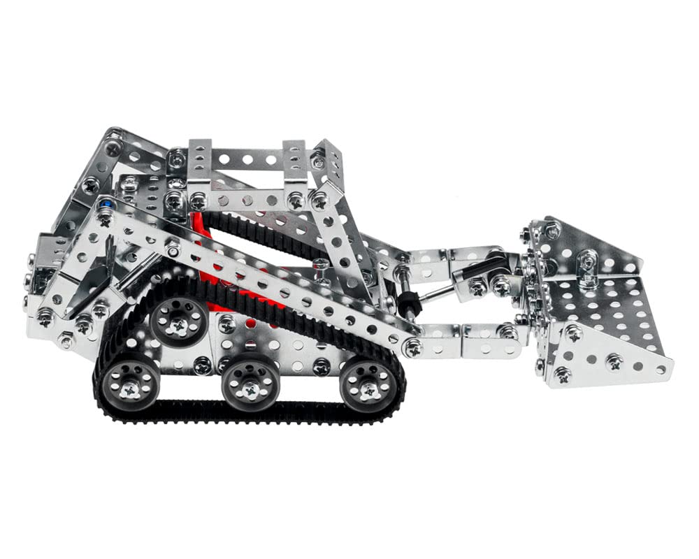 Конструктор Eitech 00220 Металевий Навантажувач на гусеничному ходу 365 деталей для дітей від 8 років, фото №6