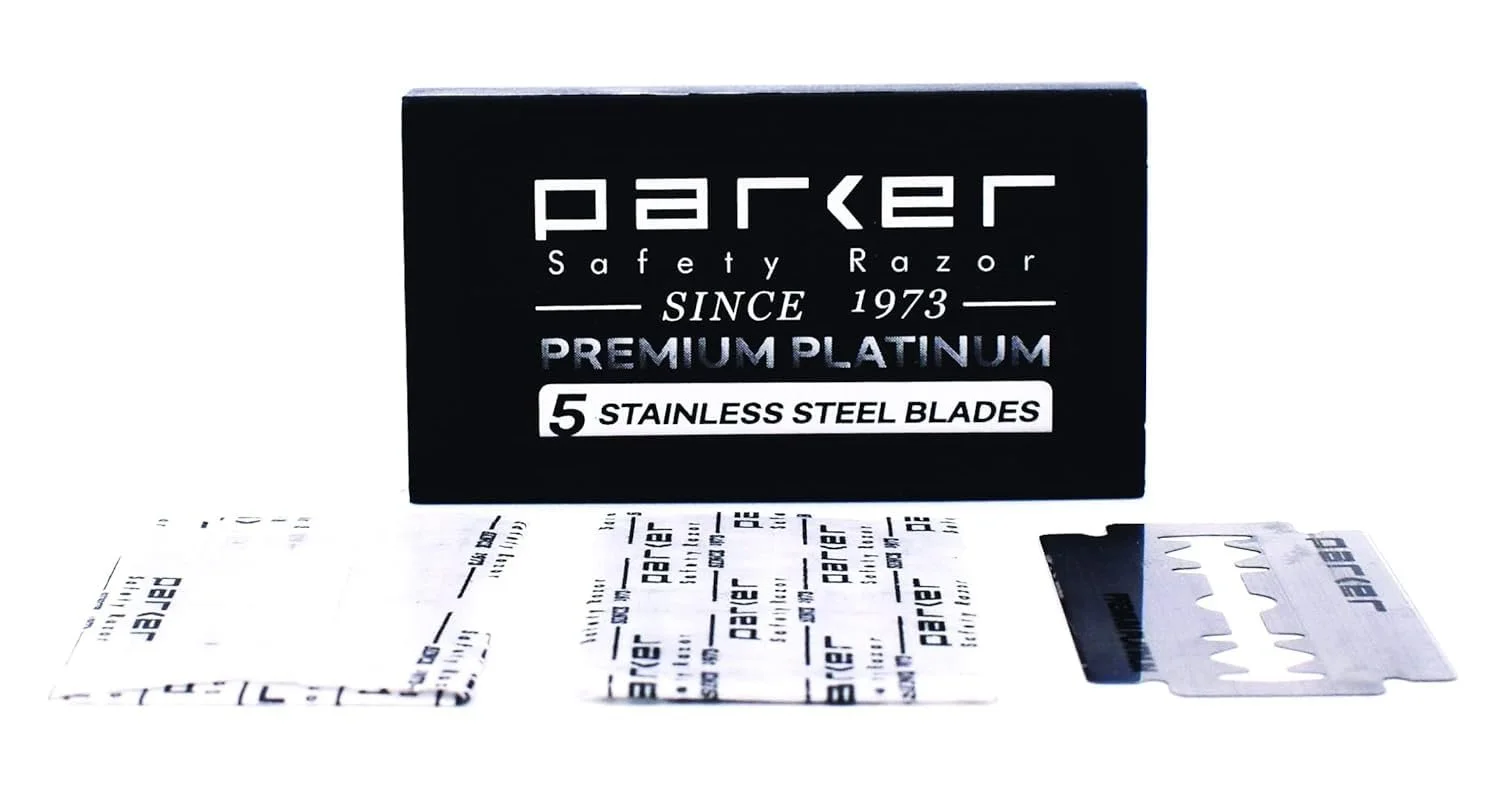 Безопасная бритва Parker 22R + 5 лезвий, фото №7 Безопасная бритва Parker 22R + 5 лезвий, фото №7