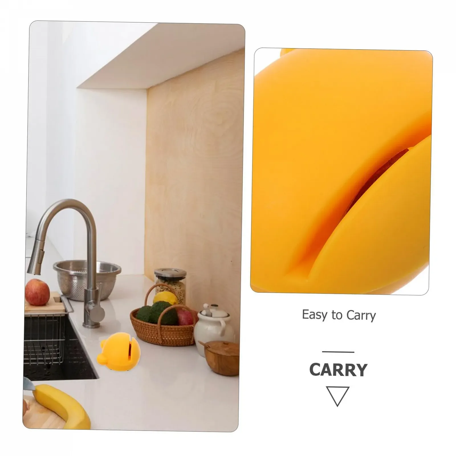 Точилка для ножей Mobestech Wasabi для серрейторных ножей и ножниц ABS желтая, фото №3