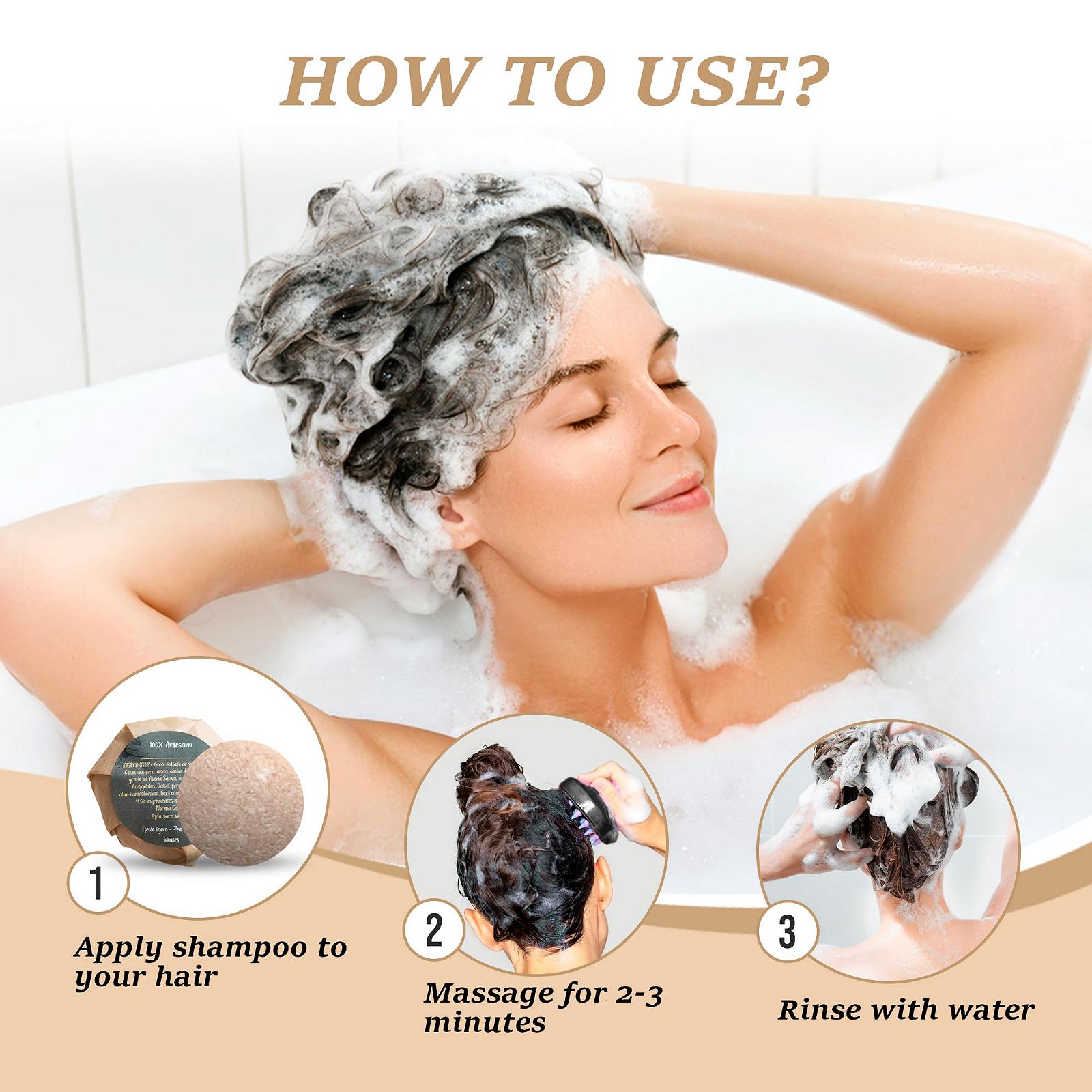 Ручний Твердий Шампунь для кучерявого волосся, фото №6 Ручний Твердий Шампунь для кучерявого волосся, фото №6